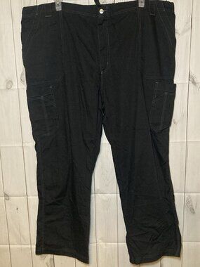 Carhartt Mens Drawstring Cargo Carpenter Style Pants Size 3 XL Meas (46 X 29)
